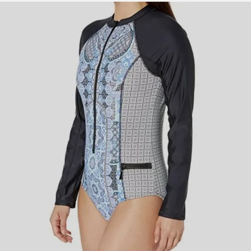 Cabana Life Midnight Marrakesh Unisuit One-Piece 50+UV Protection Large Blue - Picture 4 of 15